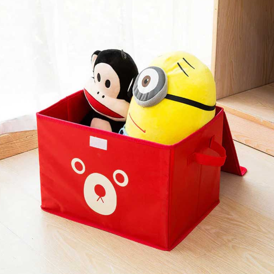 Cute Fabric Storage Box for Toys, Clothes & More
