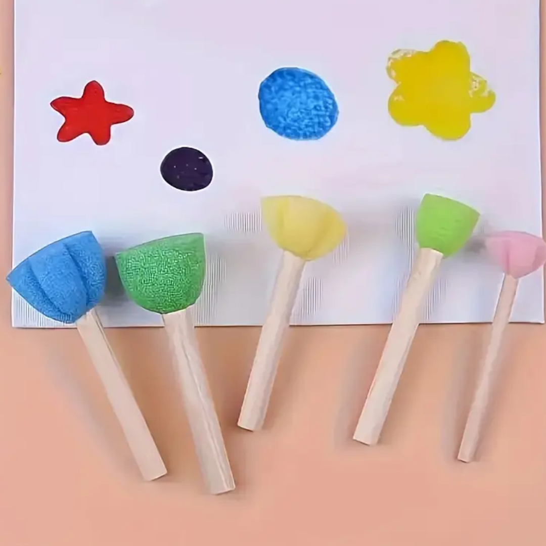 Mini Sponge Brushes – Fun Painting Tools for Kids