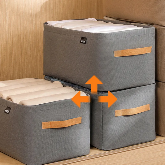 Foldable Cloth Storage Cubes with Steel Frame
