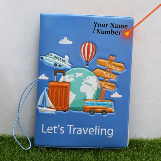 Personalized Passport Cover with Name –  Travel Essentials