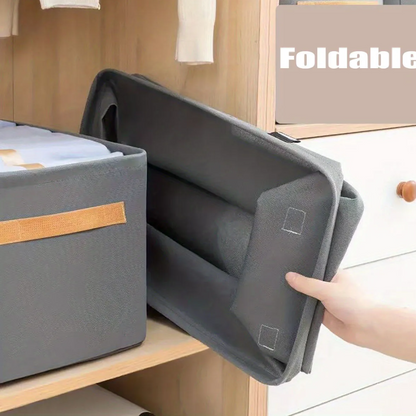 Foldable Cloth Storage Cubes with Steel Frame