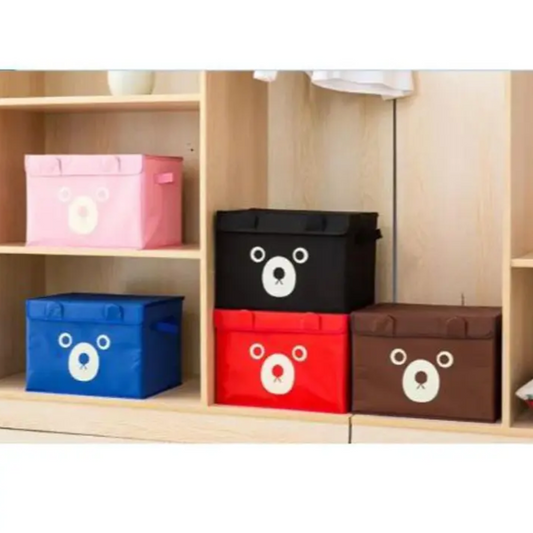 Cute Fabric Storage Box for Toys, Clothes & More