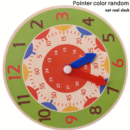 Wooden Educational Clock for Kids – Learn Time the Fun Way