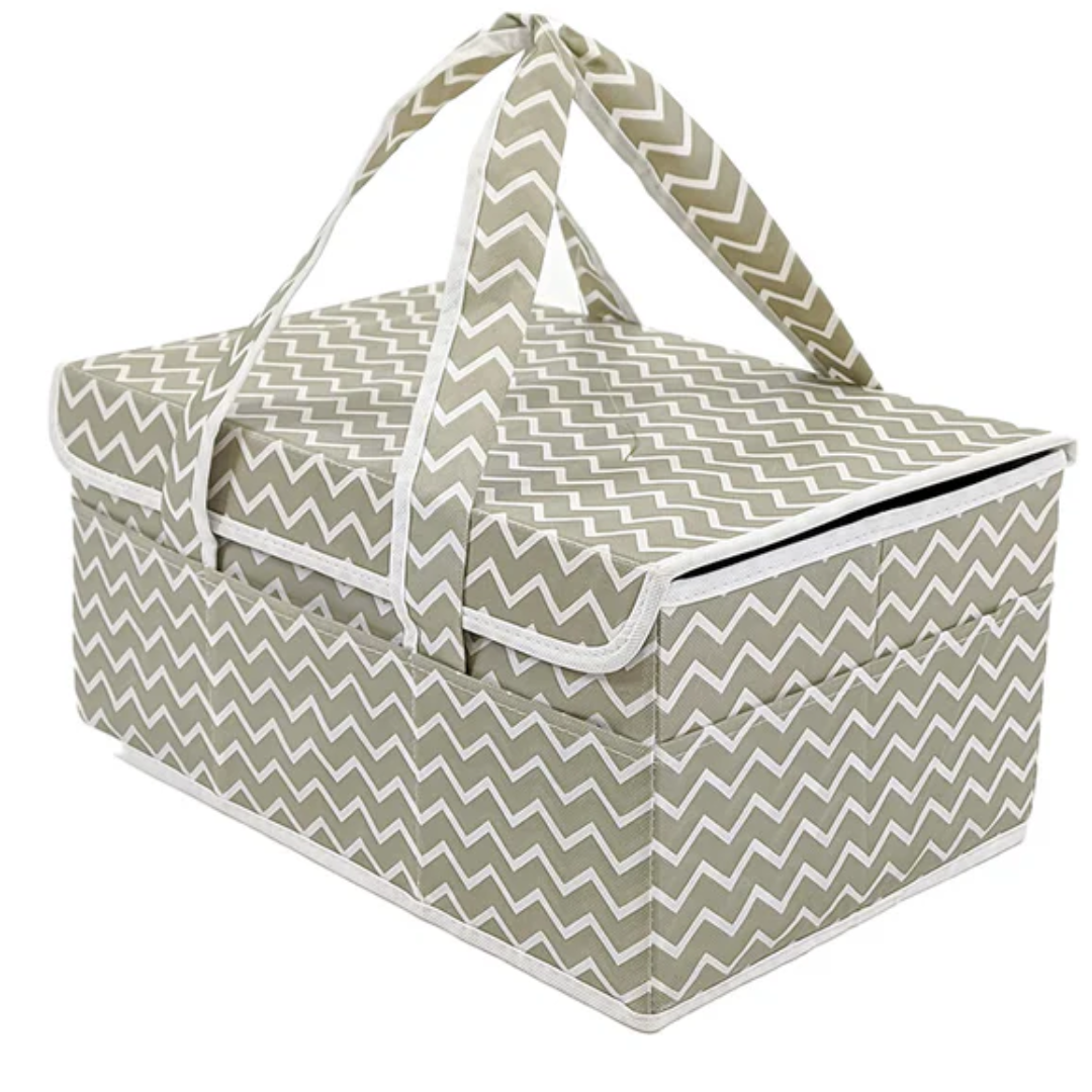 Baby Diaper Caddy Organizer – Portable Nursery Basket