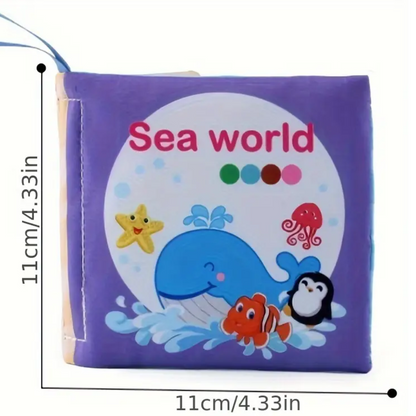 Set of 5 Sensory Cloth Books for Early Learning and Fun